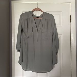 Torrid sage georgette Harper top